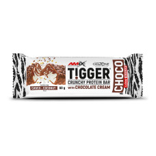 Протеиновый батончик, Tigger Crunchy Protein Bar, AMIX, 60 г (Шоколад с кокосом)