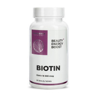 Биотин, Biotin 10000 mcg, Progress Nutrition, 60 таблеток