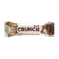 Протеиновый батончик, Crunch Bar No Sugar Added, FitWin, 50 г (Шоколад с молочной карамелью)
