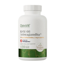 Ашваганда, Ashwagandha KSM-66, OstroVit, 120 капсул