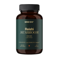 Добавка для здоровья, Reishi Mushroom 1000 mg, Mind Shi, 60 капсул