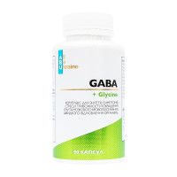 Добавка для здоров'я, Gaba + Glycine, ABU, 90 капсул