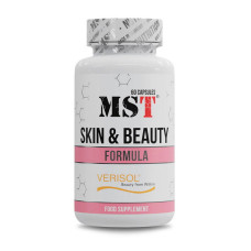 Витамины и минералы, Skin & Beauty Formula, MST, 60 капсул