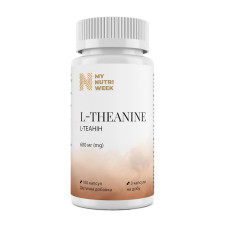 Амінокислоти, L-Theanine 600 mg, My Nutri Week, 100 капсул