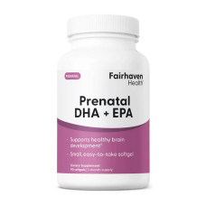 Добавка для здоров'я, Prenatal DHA + EPA, Fairhaven Health, 90 капсул