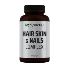 Витамины и минералы, Hair Skin Nails Complex, Sporter, 90 капсул