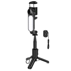 Селфі-монопод HOCO K90 Feliz single-axis live broadcast holder Black