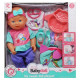 Пупс 9561 (24) "Tutu Baby playset", музичний чіп, характерні звуки та фрази, заплющує очі, аксесуари, в коробці