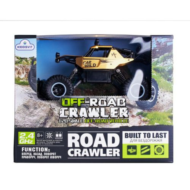 Машинка на радиоуправлении Off-Road Crawler – Car Vs Wild (Золотой)