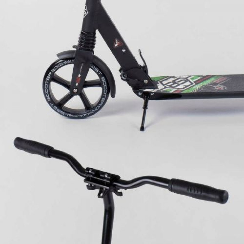 Самокат алюмінієвий 33006 Best Scooter, d коліс - 20см, колеса PU, 2 амортизатора, в коробці