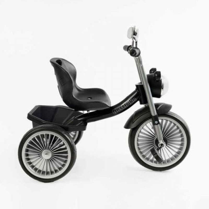Велосипед 3-х колесный BS-67800 Best Trike (1) колеса EVA переднее 10”, заднее 8”, стальная рама, УКР. ВЗУЧИВАНИЕ, корзина, в коробке