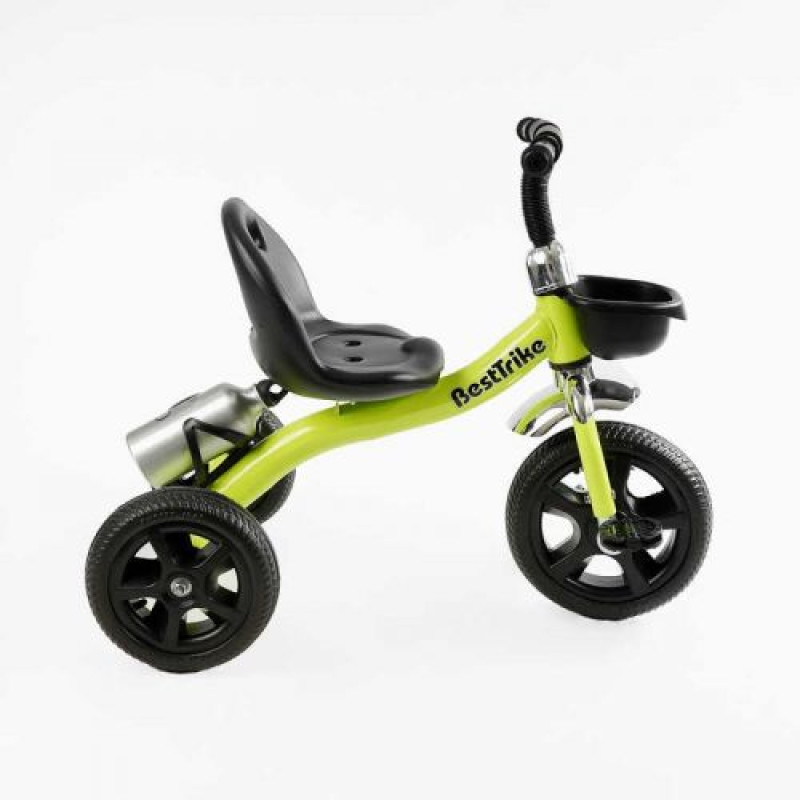 Велосипед 3-х колесный "Best Trike" (стальная рама, колеса EVA, переднее d=10’’, заднее d=8’’, корзина, бутылочка, в коробке)