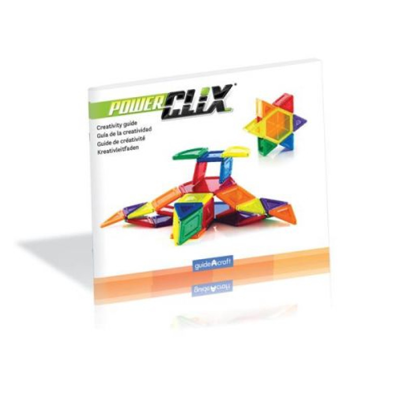 Магнитный конструктор Guidecraft PowerClix Solids, 24 детали