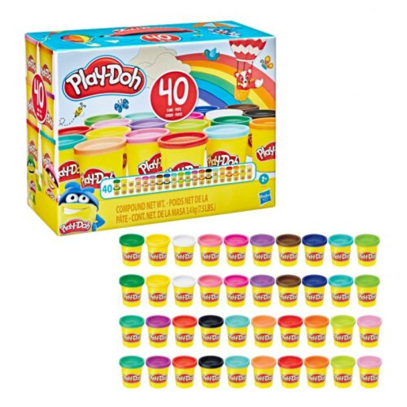 Play-Doh Набор пластилина 40 баночек