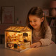 Конструктор-румбокс Mini House серии Интерьер – Пекарня (свет)