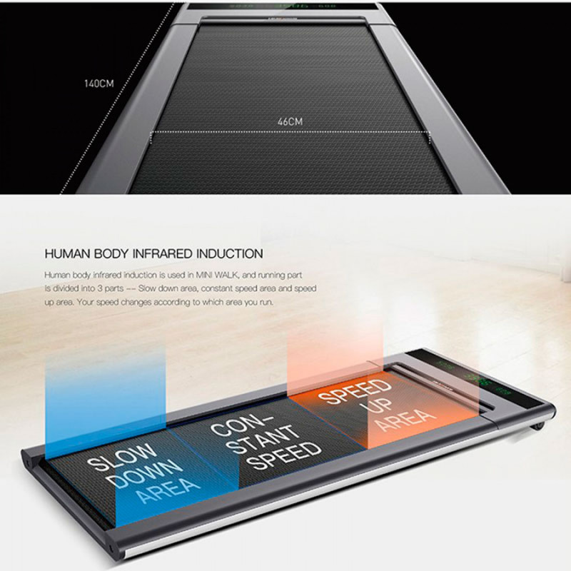 Беговая дорожка электрическая c поручнем Ecofit "Walker" E-M100S