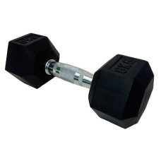 Гантель шестигранна обгумована HouseFit DD 6442 6 кг (К00012795)