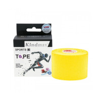Кінезіо тейп Kindmax 5см х 5м Желтый