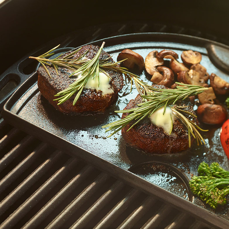 Плита, планча чавунна 60x30см для гриля XL Big Green Egg 122995 (CIGHXL / 116406) Код: 004175
