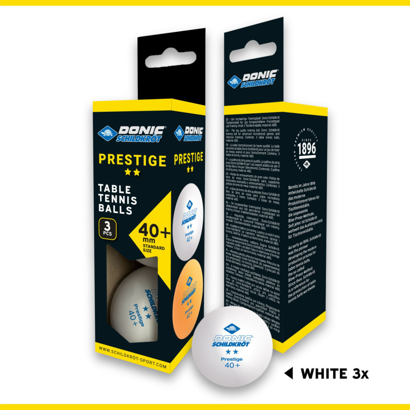 М'ячі Donic Prestige 2* 40+ 3шт