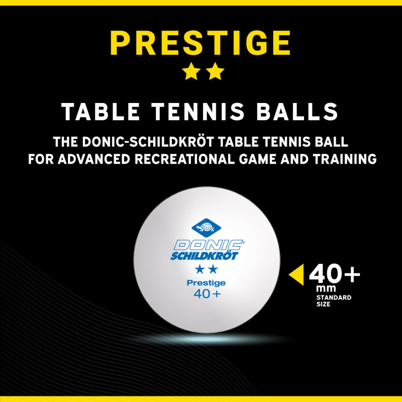 М'ячі Donic Prestige 2* 40+ 3шт