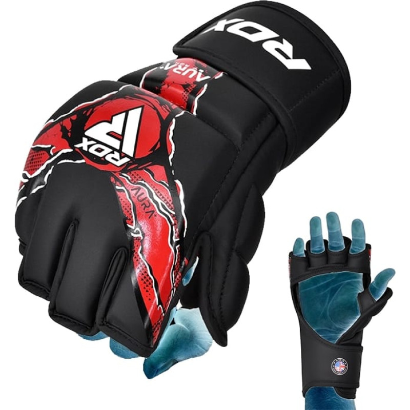 Тренувальні рукавиці RDX Grappling Gloves New Aura F17