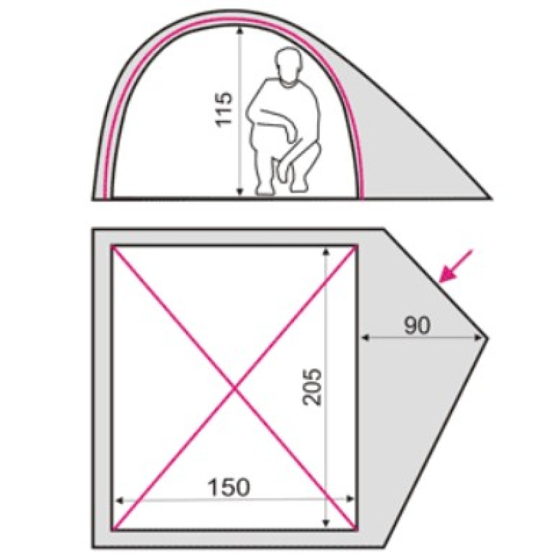 Намет Terra Incognita Alfa 2