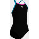 Купальник закритий для дівчат Arena SWIMSUIT LIGHT DROP SOLID чорний Діт 140 см