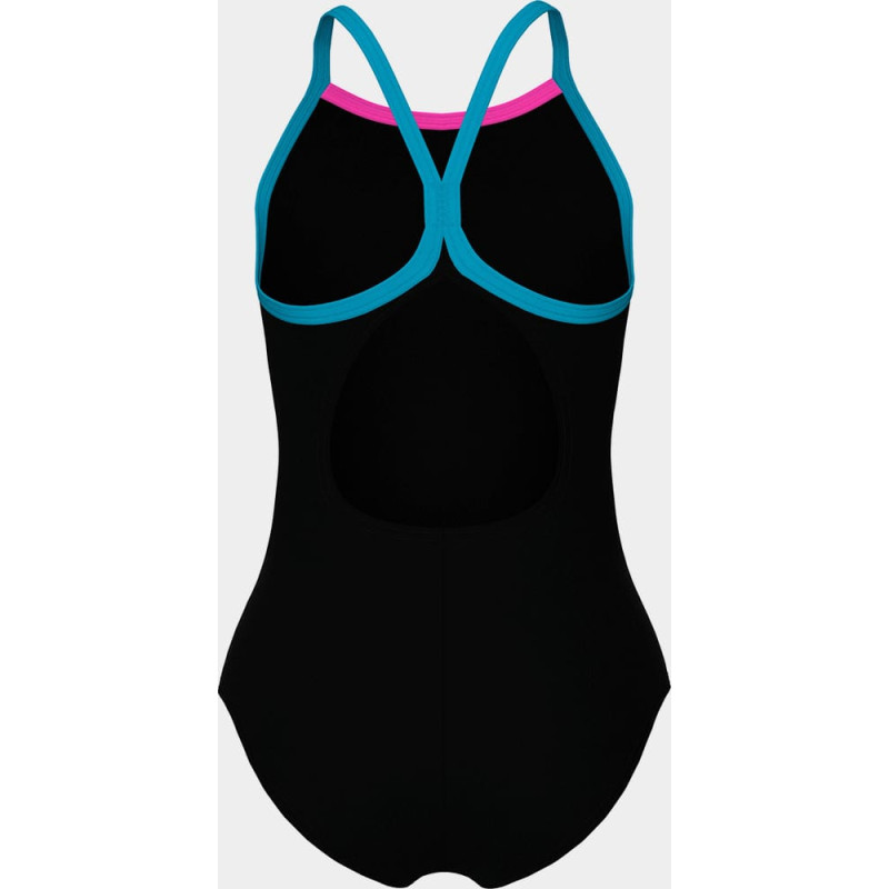 Купальник закритий для дівчат Arena SWIMSUIT LIGHT DROP SOLID чорний Діт 140 см
