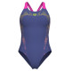 Купальник закритий для жінок Arena SPIDER WEB SWIMSUIT V BACK