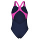 Купальник закритий для жінок Arena BRIGHT GLARE SWIMSUIT V BACK