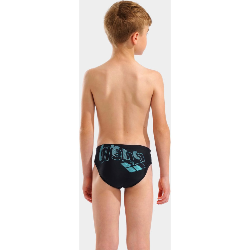 Плавки-сліпи для хлопчиків Arena TALES SWIM BRIEFS чорний, бірюзовий Діт 164 см