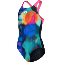 Купальник закритий для дівчат Arena SPRAY PAINT SWIMSUIT SWIM PRO