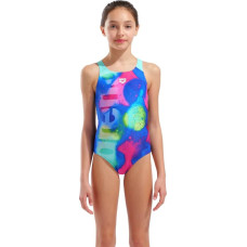 Купальник закритий для дівчат Arena SPRAY PAINT SWIMSUIT SWIM PRO