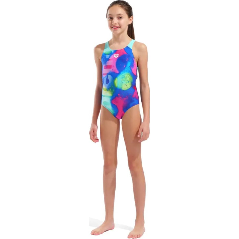 Купальник закритий для дівчат Arena SPRAY PAINT SWIMSUIT SWIM PRO