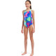 Купальник закритий для дівчат Arena SPRAY PAINT SWIMSUIT SWIM PRO
