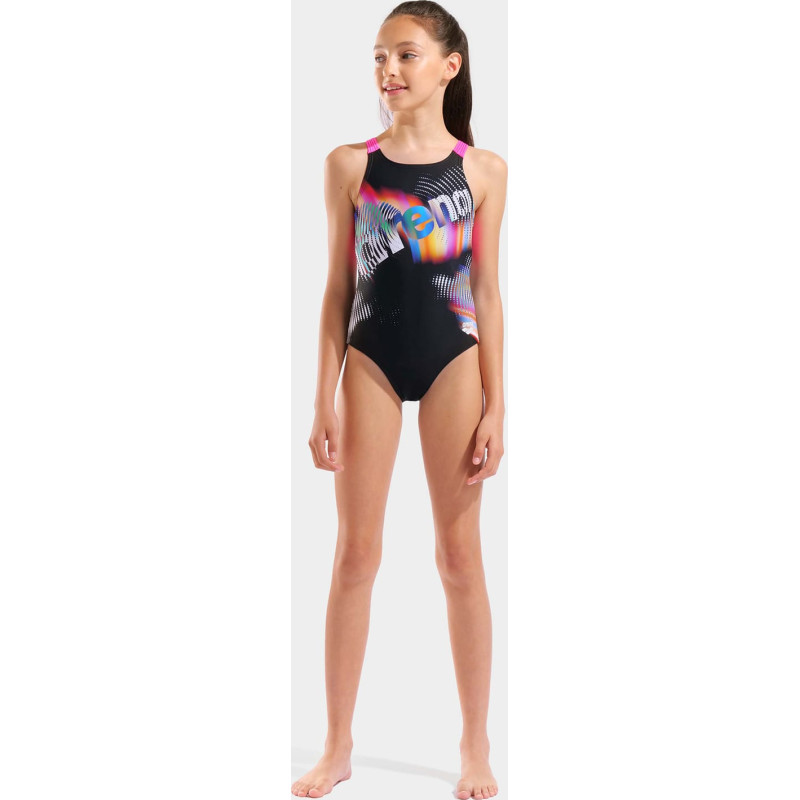Купальник для дівчаток Arena LIT LOGO SWIMSUIT V BACK