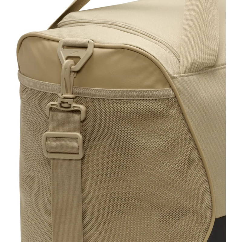 Сумка Nike NK BRSLA M DUFF - 9.5 60L бежевий, чорний Уні 64 х 30 х 30 см