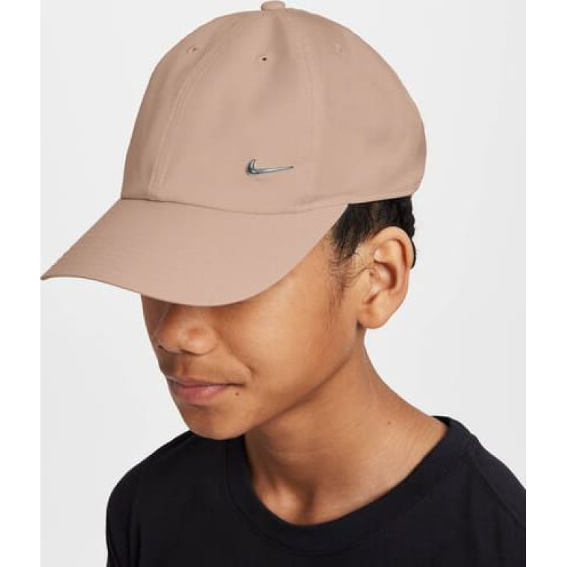 Кепка Nike K NK DF CLUB CAP US CB MTSWSH бежевий Діт One Size