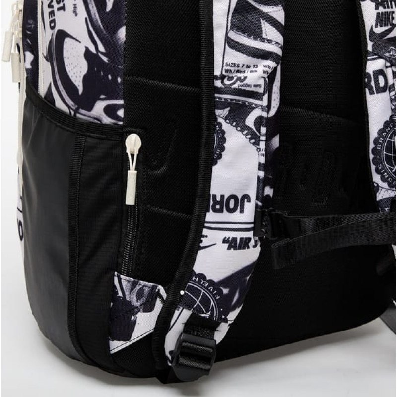 Рюкзак Nike Jordan JAM AIR PATROL BACKPACK 27L білий, чорний Чол 48 х 30 х 16 см