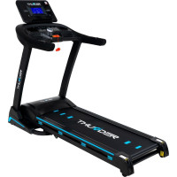 Електрична бігова доріжка THUNDER CORE-S-BLACK, 135x48 см, 4 к.с., до 180 кг, 20 км/год, нахил 0–15%, чорна
