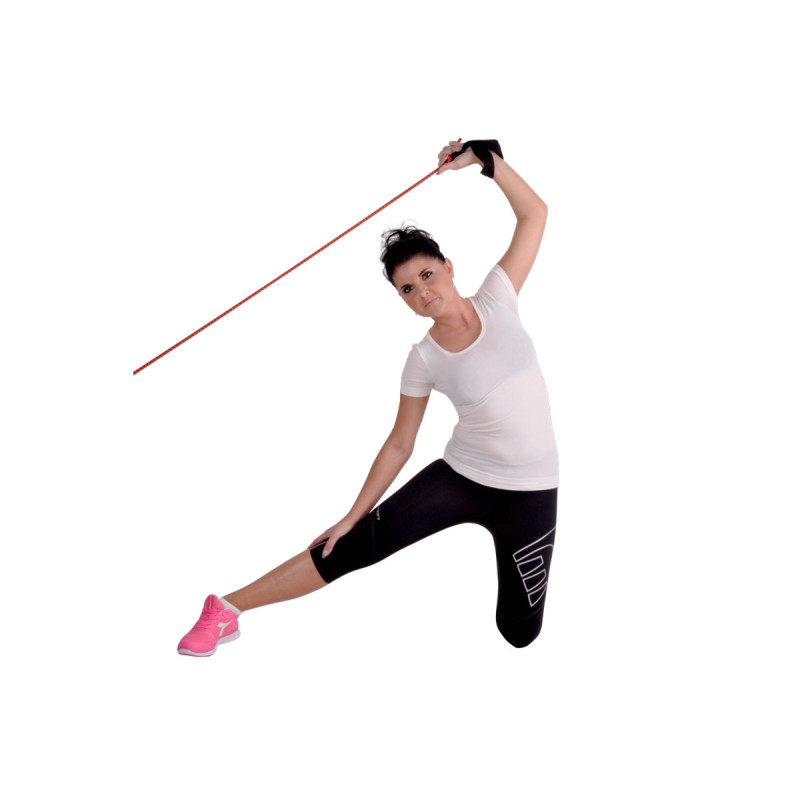 Стрічка-еспандер для вправ inSPORTline Morpo 200 см червоно-чорна