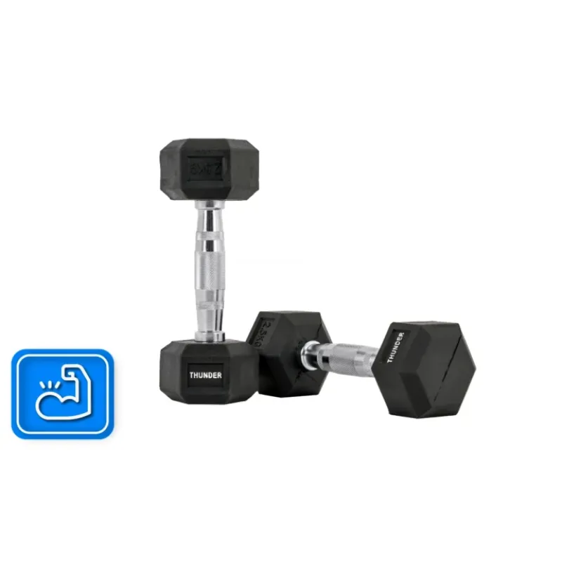 Гантель шестигранна THUNDER 2,5 кг