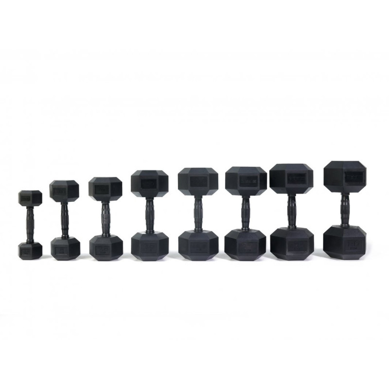 Гантель Zipro Hex прогумована 1 х 2,5 кг