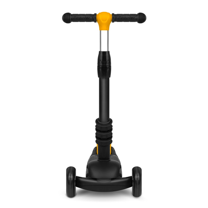 Дитячий самокат триколісний Ricokids Cubi чорно-помаранчевий