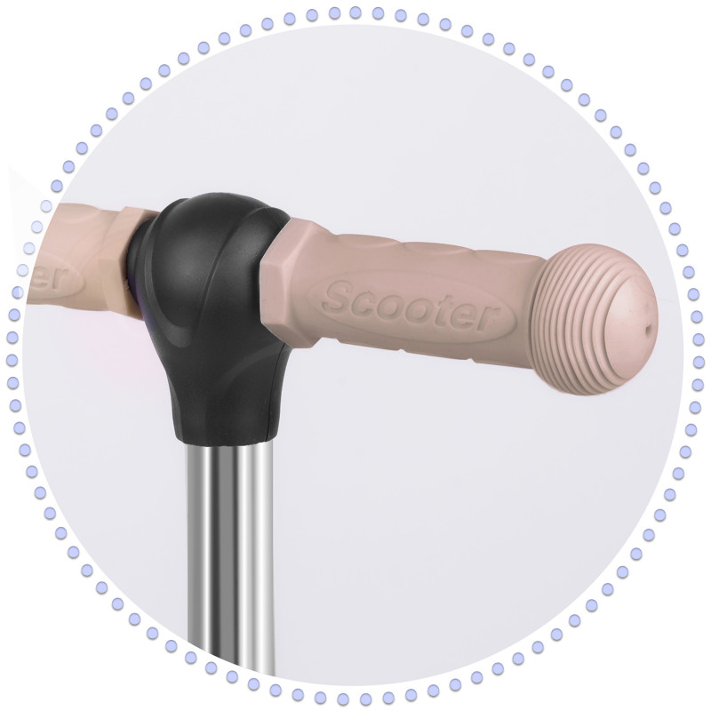 Самокат дитячий триколісний Ricokids Todi бежевий