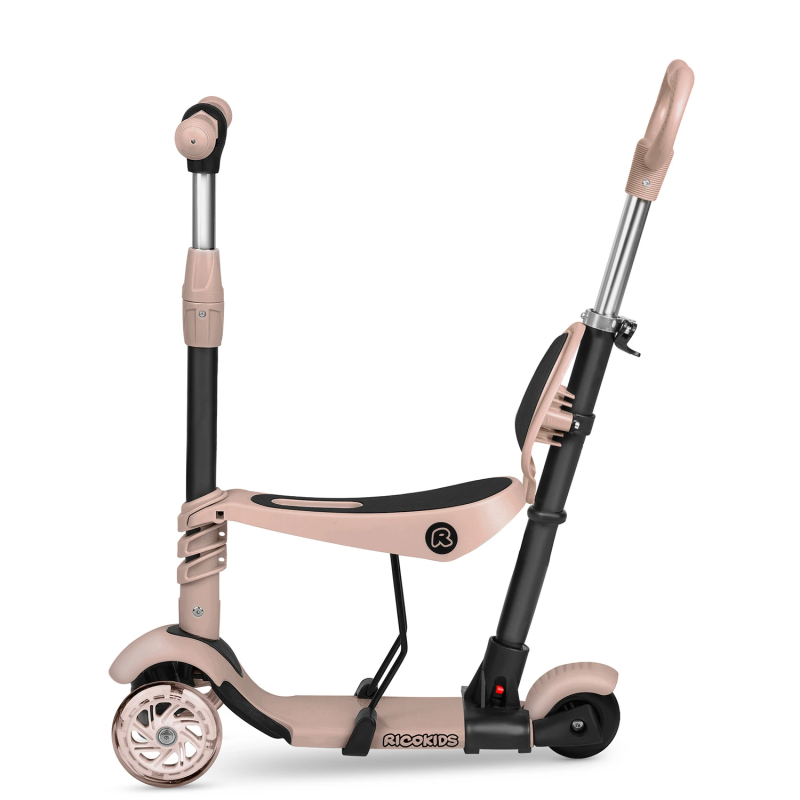 Самокат дитячий триколісний Ricokids Todi бежевий