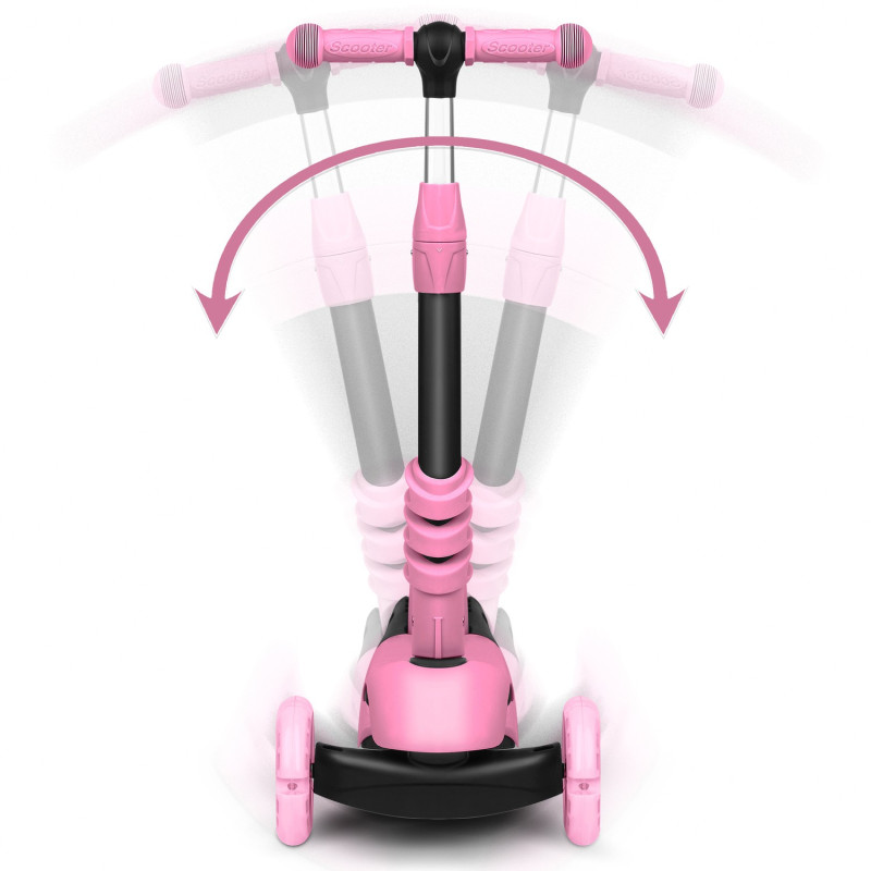 Самокат дитячий триколісний Ricokids Todi рожевий