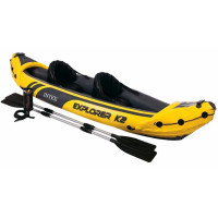 Надувний човен-байдарка EXPLORER K2 Intex 68307 (312 x 91 x 51см)