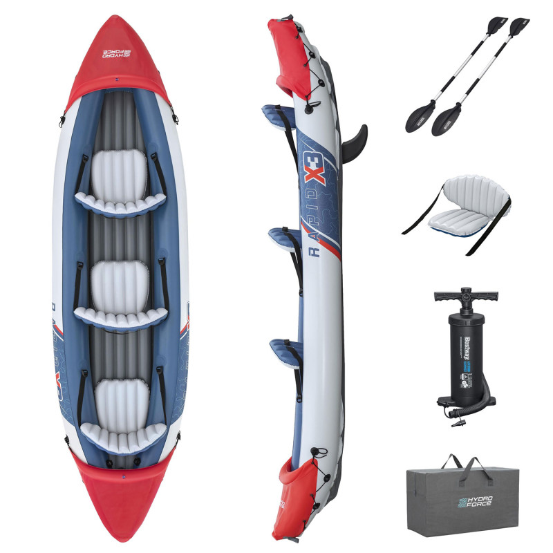 Каяк надувний Bestway 65132 Hydro-Force Rapid X3 381 х 100 см